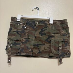J for Justify Camouflage Mini Skirt